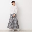 デッサン(レディース)(Dessin(Ladies))の【春色登場・ウエストゴム・4サイズ展開】映えチェック柄スカート（XS～L）3