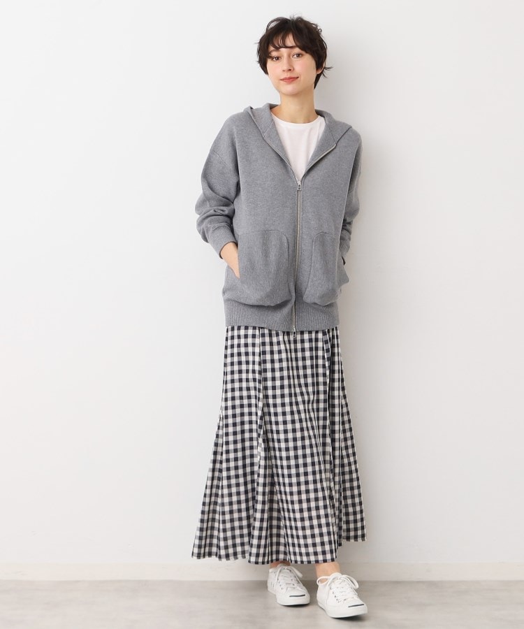デッサン(レディース)(Dessin(Ladies))の【洗える・4サイズ展開】チェック柄マーメイドスカート（XS～L）2