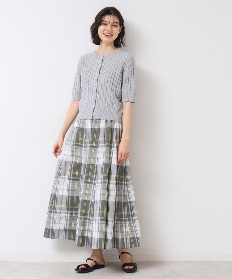 デッサン(レディース)(Dessin(Ladies))の◆【ウエストゴム・洗える】映えチェック柄スカート（XS～L）20