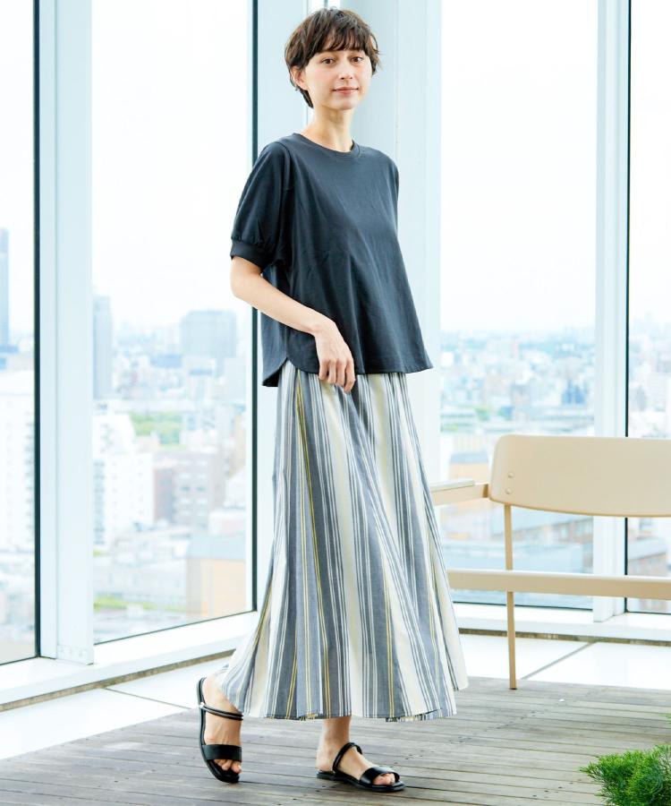 デッサン(レディース)(Dessin(Ladies))の◆【ウエストゴム・洗える】映えチェック柄スカート（XS～L）44