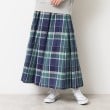 デッサン(レディース)(Dessin(Ladies))の◆【ウエストゴム・洗える】映えチェック柄スカート（XS～L） ブルー(292)