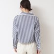 デッサン(レディース)(Dessin(Ladies))の【洗える】ロールネックストライプブラウス（S～L）11