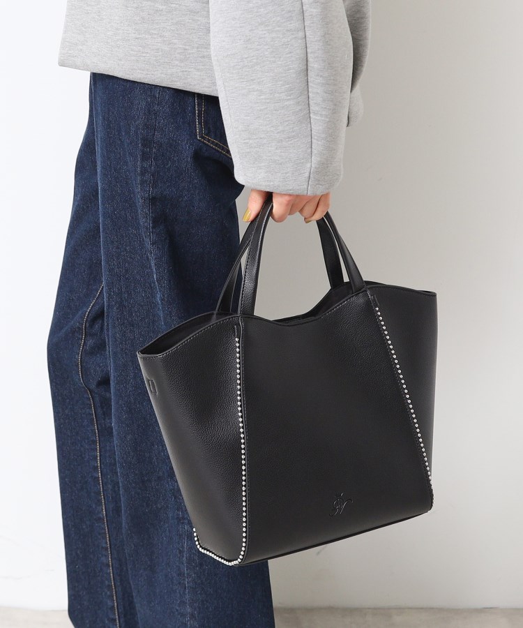 デッサン(レディース)(Dessin(Ladies))の【軽量・2WAY】 チェーンパイピングトート1
