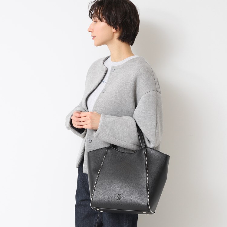 デッサン(レディース)(Dessin(Ladies))の【軽量・2WAY】 チェーンパイピングトート トートバッグ
