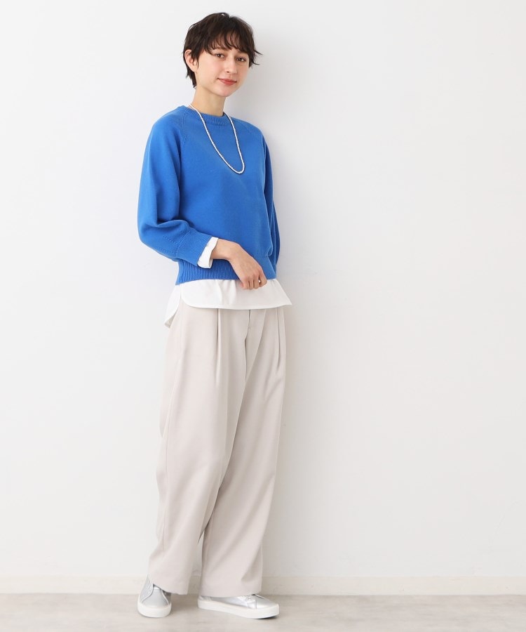 デッサン(レディース)(Dessin(Ladies))の【洗える・4サイズ展開】バルーンスリーブニット（XS～L）6