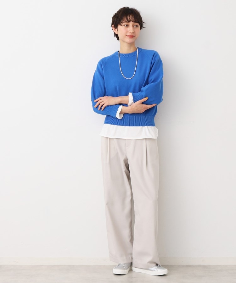 デッサン(レディース)(Dessin(Ladies))の【洗える・4サイズ展開】バルーンスリーブニット（XS～L）7