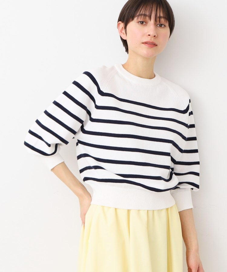 洗える・4サイズ展開】バルーンスリーブニット(XS~L)(ニット 洗える・4サイズ展開】バルーンスリーブニット(XS~L)(ニット