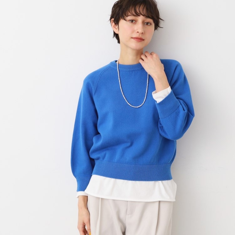 デッサン(レディース)(Dessin(Ladies))の【洗える・4サイズ展開】バルーンスリーブニット（XS～L）