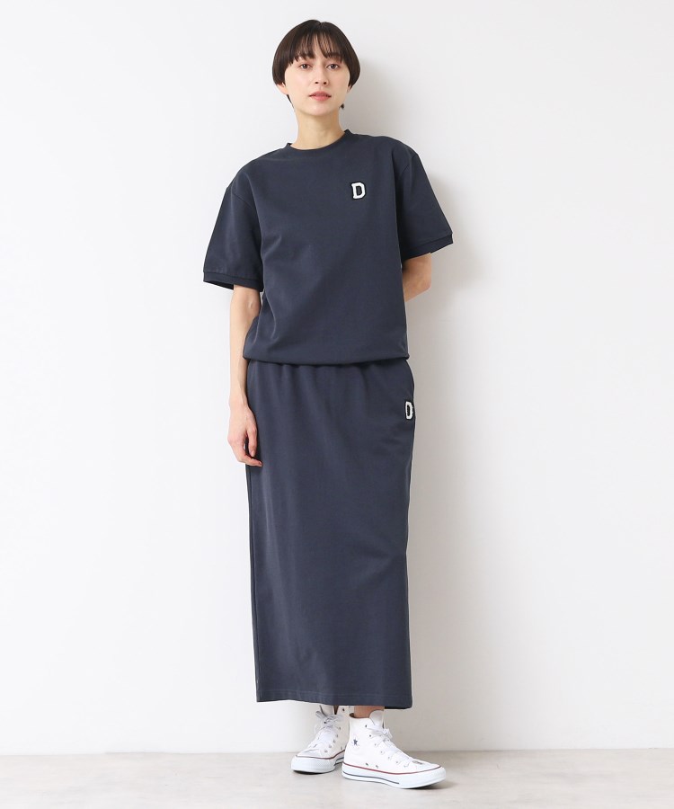 デッサン(レディース)(Dessin(Ladies))の【セットアップ可能・ウエストゴム・洗える】ミニ裏毛タイトスカート7