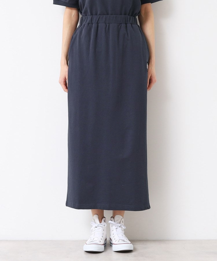 デッサン(レディース)(Dessin(Ladies))の【セットアップ可能・ウエストゴム・洗える】ミニ裏毛タイトスカート9