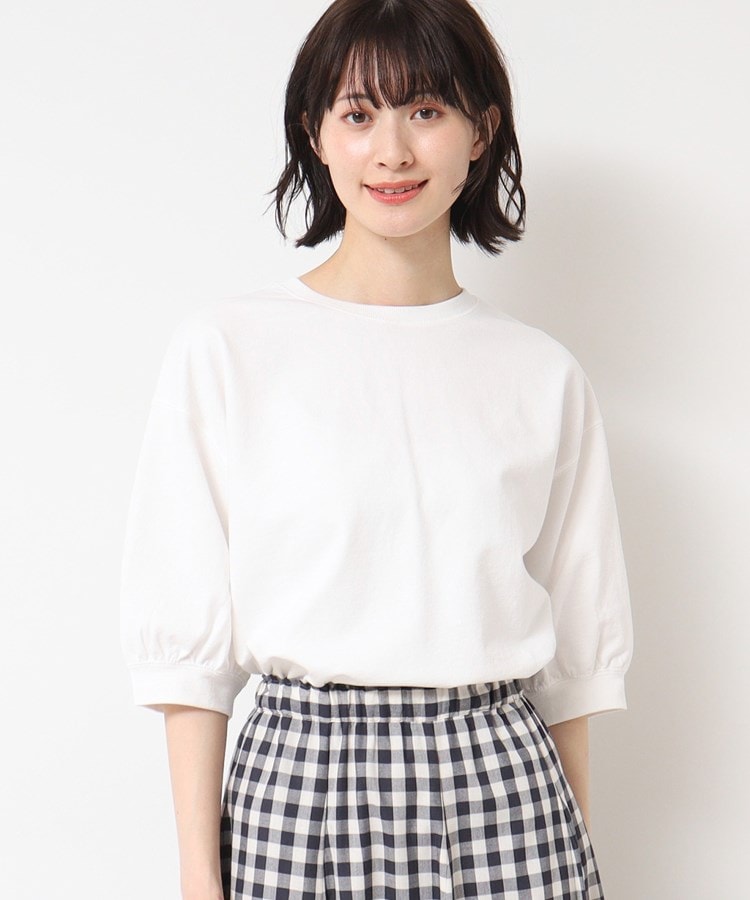 デッサン(レディース)(Dessin(Ladies))の【360度可愛い・洗える】バックヘンリーカットソー（5分袖/XS～L）5