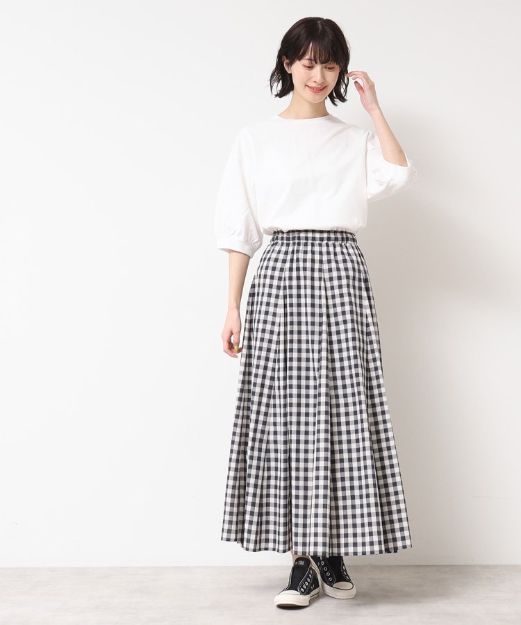 デッサン(レディース)(Dessin(Ladies))の【360度可愛い・洗える】バックヘンリーカットソー（5分袖/XS～L）7