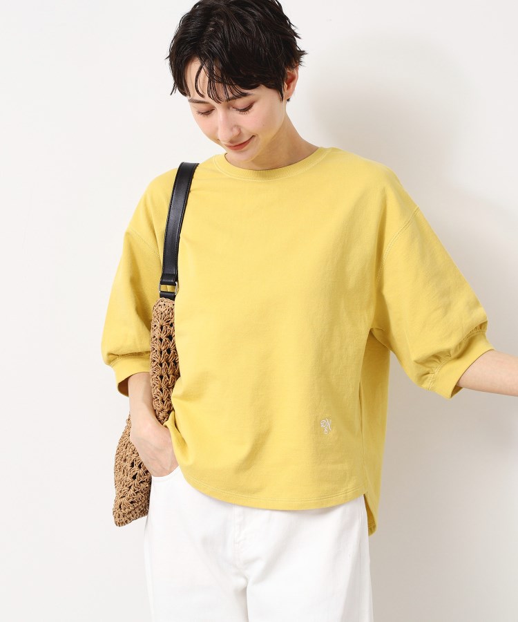 デッサン(レディース)(Dessin(Ladies))の【360度可愛い・洗える】バックヘンリーカットソー（5分袖/XS～L）44