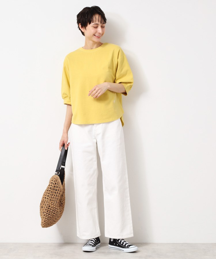 デッサン(レディース)(Dessin(Ladies))の【360度可愛い・洗える】バックヘンリーカットソー（5分袖/XS～L）46