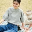 デッサン(レディース)(Dessin(Ladies))の【360度可愛い・洗える】バックヘンリーカットソー（5分袖/XS～L） グレー(012)