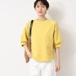 デッサン(レディース)(Dessin(Ladies))の【360度可愛い・洗える】バックヘンリーカットソー（5分袖/XS～L） イエロー(032)