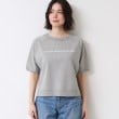 デッサン(レディース)(Dessin(Ladies))の【洗える】クロップド丈ロゴ半袖カットソー（S～L）13