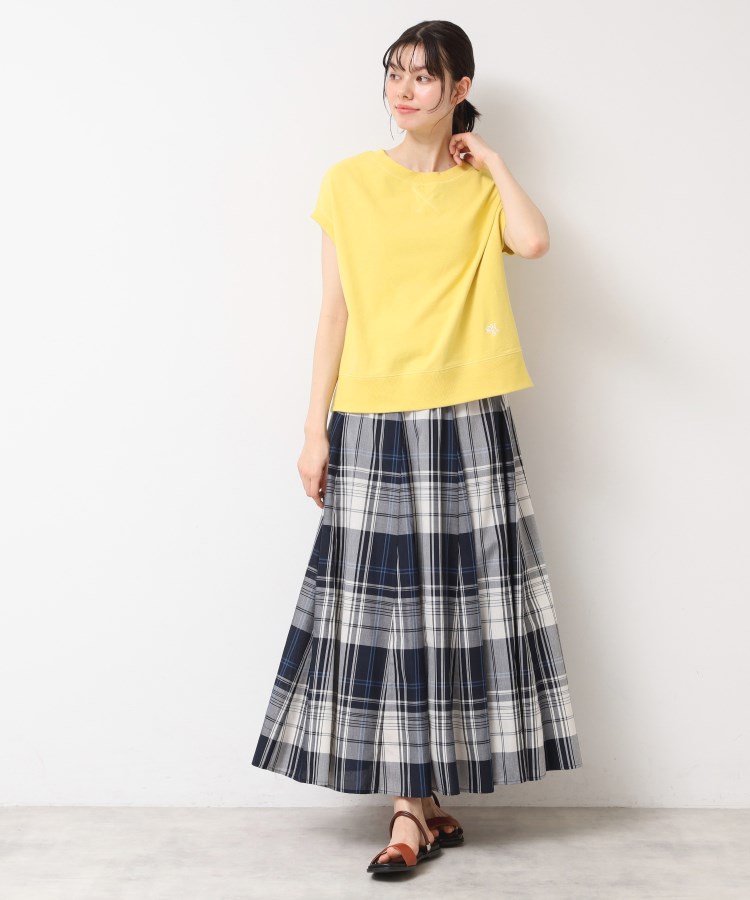 デッサン(レディース)(Dessin(Ladies))の【洗える】フレンチスリーブリブ付きカットソー（S～L）15
