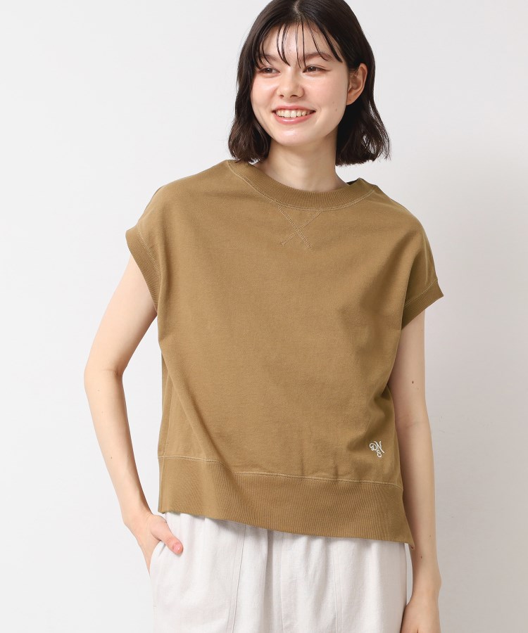 デッサン(レディース)(Dessin(Ladies))の【洗える】フレンチスリーブリブ付きカットソー（S～L）10