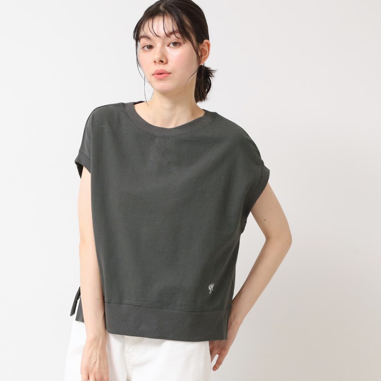 デッサン(レディース)(Dessin(Ladies))の【洗える】フレンチスリーブリブ付きカットソー（S～L） カットソー