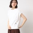 デッサン(レディース)(Dessin(Ladies))の【洗える】フレンチスリーブリブ付きカットソー（S～L）1