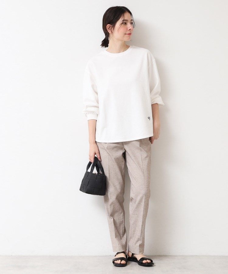 デッサン(レディース)(Dessin(Ladies))の【360度可愛い・洗える】バックヘンリーカットソー（9分袖/XS~L）2