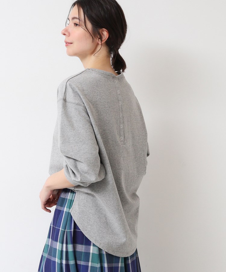 デッサン(レディース)(Dessin(Ladies))の【360度可愛い・洗える】バックヘンリーカットソー（9分袖/XS~L）6