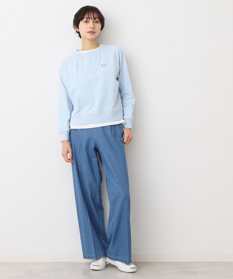 デッサン(レディース)(Dessin(Ladies))の【洗える】クロップド丈ロゴカットソー（S～L）11
