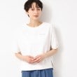 デッサン(レディース)(Dessin(Ladies))の【洗える】クロップド丈ポイントロゴ入りカットソー（S～L）2