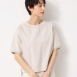 デッサン(レディース)(Dessin(Ladies))の【洗える】クロップド丈ポイントロゴ入りカットソー（S～L）9