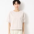 デッサン(レディース)(Dessin(Ladies))の【洗える】クロップド丈ポイントロゴ入りカットソー（S～L）13