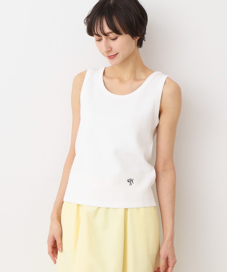 デッサン(レディース)(Dessin(Ladies))の【洗える】リブタンクトップ（S～L）1