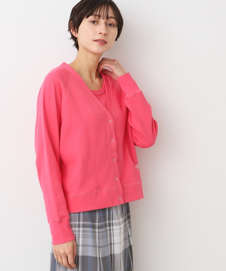 デッサン(レディース)(Dessin(Ladies))の【洗える】コットンジャージVネックカーディガン9