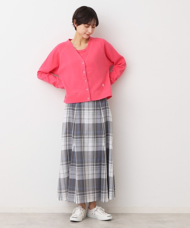 デッサン(レディース)(Dessin(Ladies))の【洗える】コットンジャージVネックカーディガン11