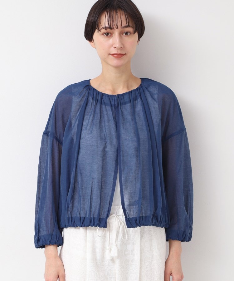 デッサン(レディース)(Dessin(Ladies))の【洗える】シアーデニムギャザージャケット9