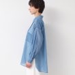 デッサン(レディース)(Dessin(Ladies))の【洗える】シアーデニムシャツ10