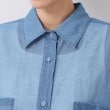 デッサン(レディース)(Dessin(Ladies))の【洗える】シアーデニムシャツ12