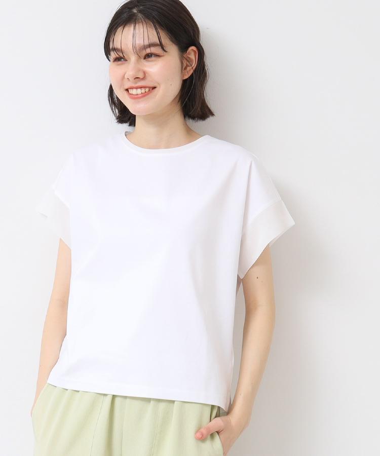 デッサン(レディース)(Dessin(Ladies))の【シリーズ累計8万枚！選べる5サイズ/6色展開/洗える】美光沢カットソー【オンにもオフにもちょうどいい】1