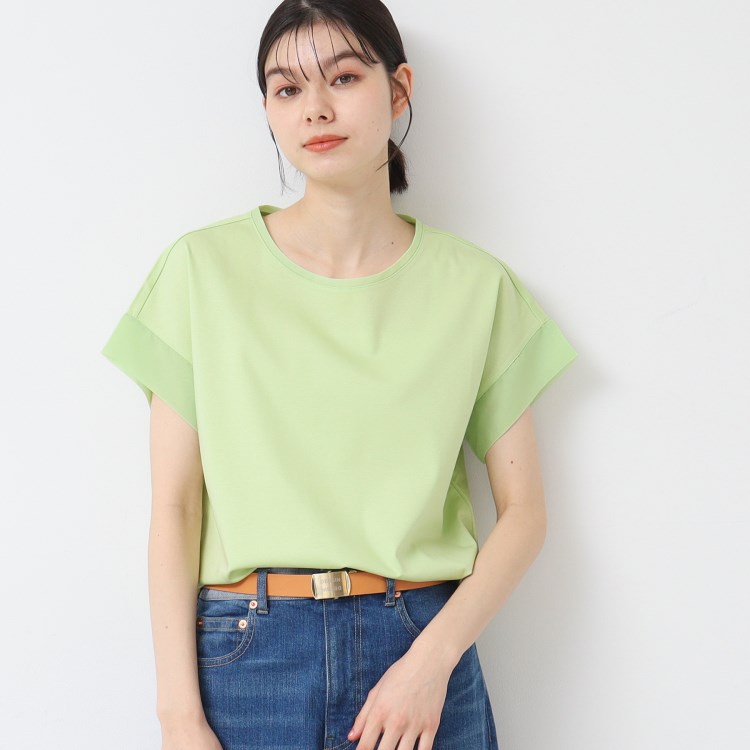 デッサン(レディース)(Dessin(Ladies))の【シリーズ累計8万枚！選べる5サイズ/6色展開/洗える】美光沢カットソー【オンにもオフにもちょうどいい】 カットソー