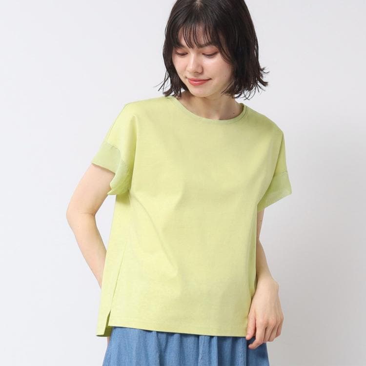 デッサン(レディース)(Dessin(Ladies))の【シリーズ累計8万枚！選べる5サイズ/6色展開/洗える】美光沢カットソー【オンにもオフにもちょうどいい】 カットソー