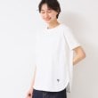 デッサン(レディース)(Dessin(Ladies))の【レイヤード・1枚着・プチプラ】シャツテールTシャツ（XS～L） ホワイト(002)