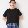 デッサン(レディース)(Dessin(Ladies))の【レイヤード・1枚着・プチプラ】シャツテールTシャツ（XS～L） ブラック(019)