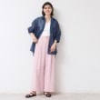 デッサン(レディース)(Dessin(Ladies))の【セットアップ可能・洗える】タック入りワイドパンツ（S～L）7