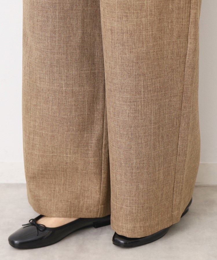 デッサン(レディース)(Dessin(Ladies))の【後ろゴム・洗える・セットアップ可能】タック入りワイドパンツ（S～L）16
