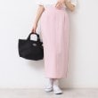 デッサン(レディース)(Dessin(Ladies))の【セットアップ可能・洗える】配色ラインストレートスカート（S～L） ライトピンク(070)