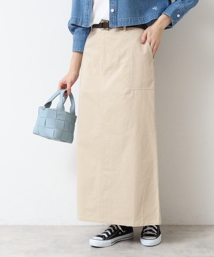デッサン(レディース)(Dessin(Ladies))の【洗える・後ろゴム】コットンスカート5