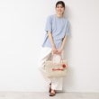 デッサン(レディース)(Dessin(Ladies))の【軽量・A4収納可】ポンポンチャームペーパーロゴトートバッグ12