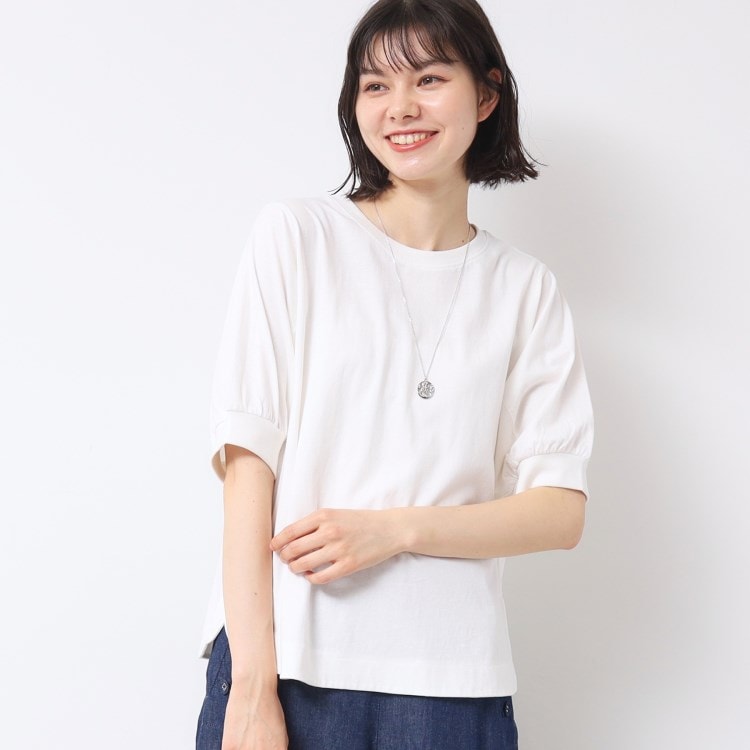 デッサン(レディース)(Dessin(Ladies))の【洗える】パフスリーブカットソー（XS～L） カットソー