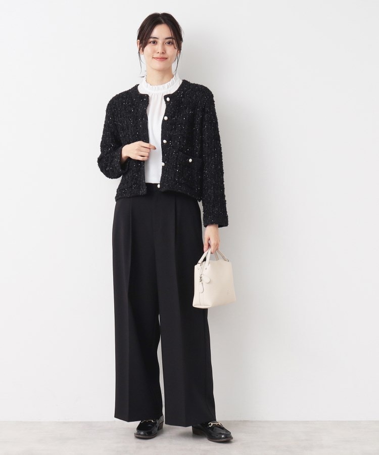 デッサン(レディース)(Dessin(Ladies))の【春SALE・洗える】ニットツィードカーディガン10