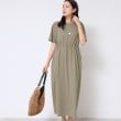 デッサン(レディース)(Dessin(Ladies))の【洗える】ドロスト付きジャージワンピース トープ(054)